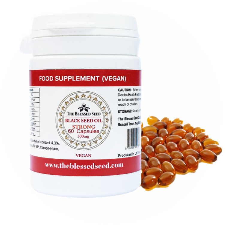 strong black seed oil vegan capsules