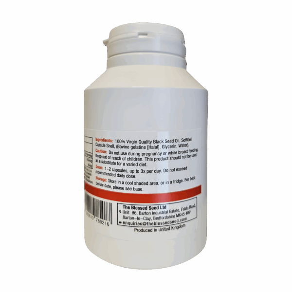 STRONG Black Seed Oil Capsules - 150 x 500mg - Image 2