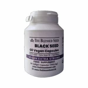 Vegan Extra Strong Black Seed Oil Capsules – 90 x 500mg
