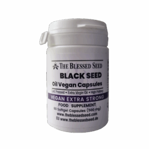 Vegan Extra Strong Black Seed Oil Capsules – 60 x 500mg