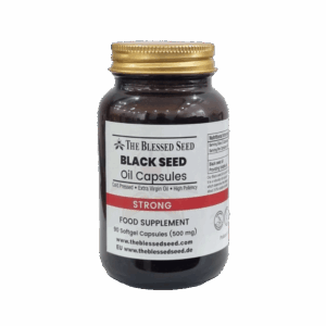 STRONG Black Seed Oil Capsules – 90 x 500mg (made with organic strong oil)